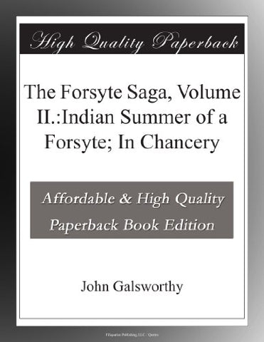 Indian Summer von einem Forsyte